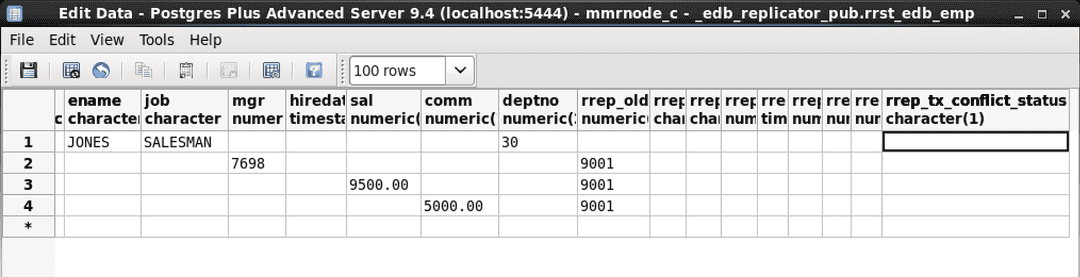 Shadow table transactions set to replicate