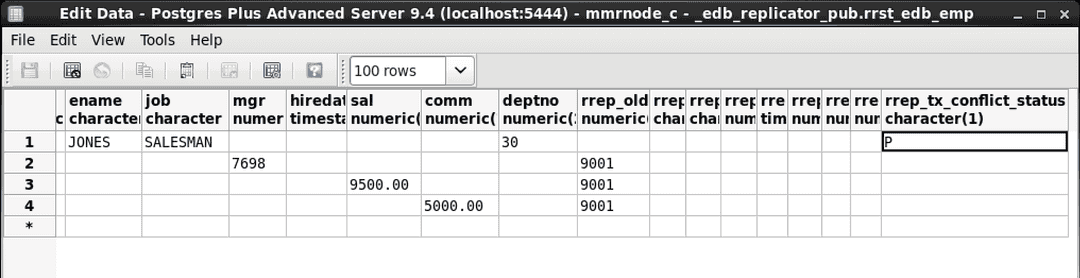 Shadow table with multiple transactions (continued)